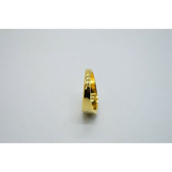 Clear Rhinestone Faux Diamond Men's Statement Gold - Picture 4 of 6